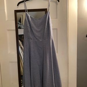 Old Navy Blue & White Check Sundress